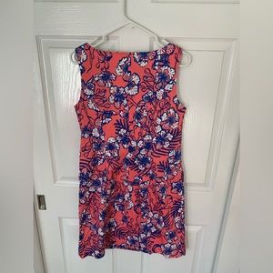 Talbots Pink Floral design summer dress, sz 10p